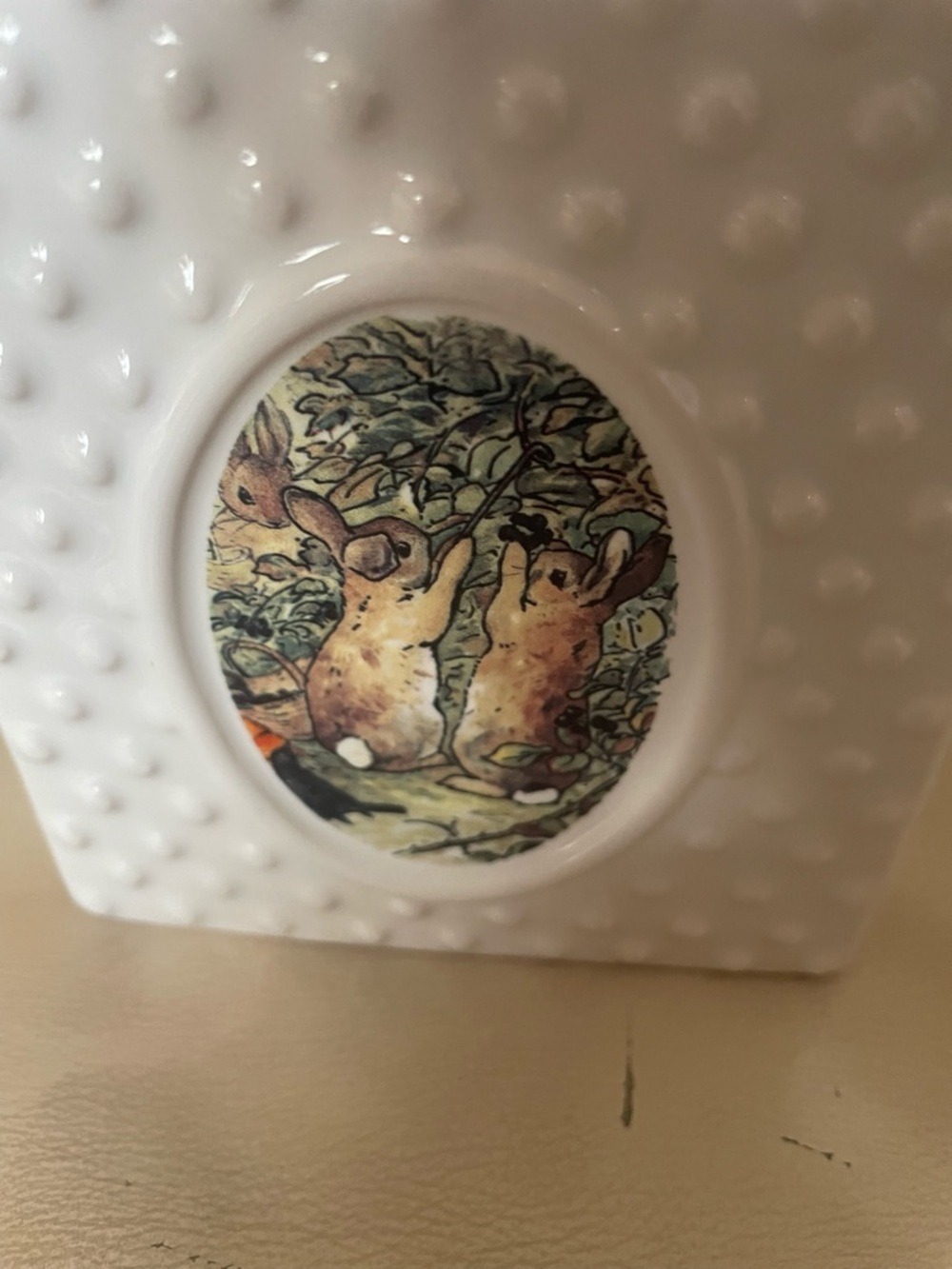 Vintage Beatrix Potter (Peter Rabbit) Ceramic Nursery or Tea / Sugar Set - 2001 - Picture 5 of 16
